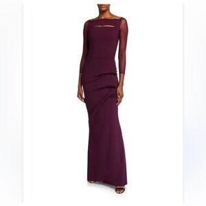 Stunning Chiara Boni size 8 purple gown.